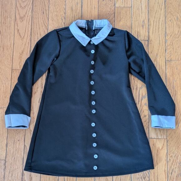 Wednesday Addams Family Halloween Costume 3T-4T Spirit Dress - Picture 1 of 5